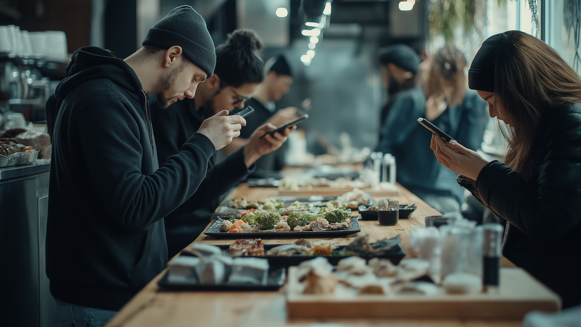alienated_alien_A_group_of_people_standing_next_to_long_table_w_96e35a55-2f25-463d-996c-3dd54eb71215.png